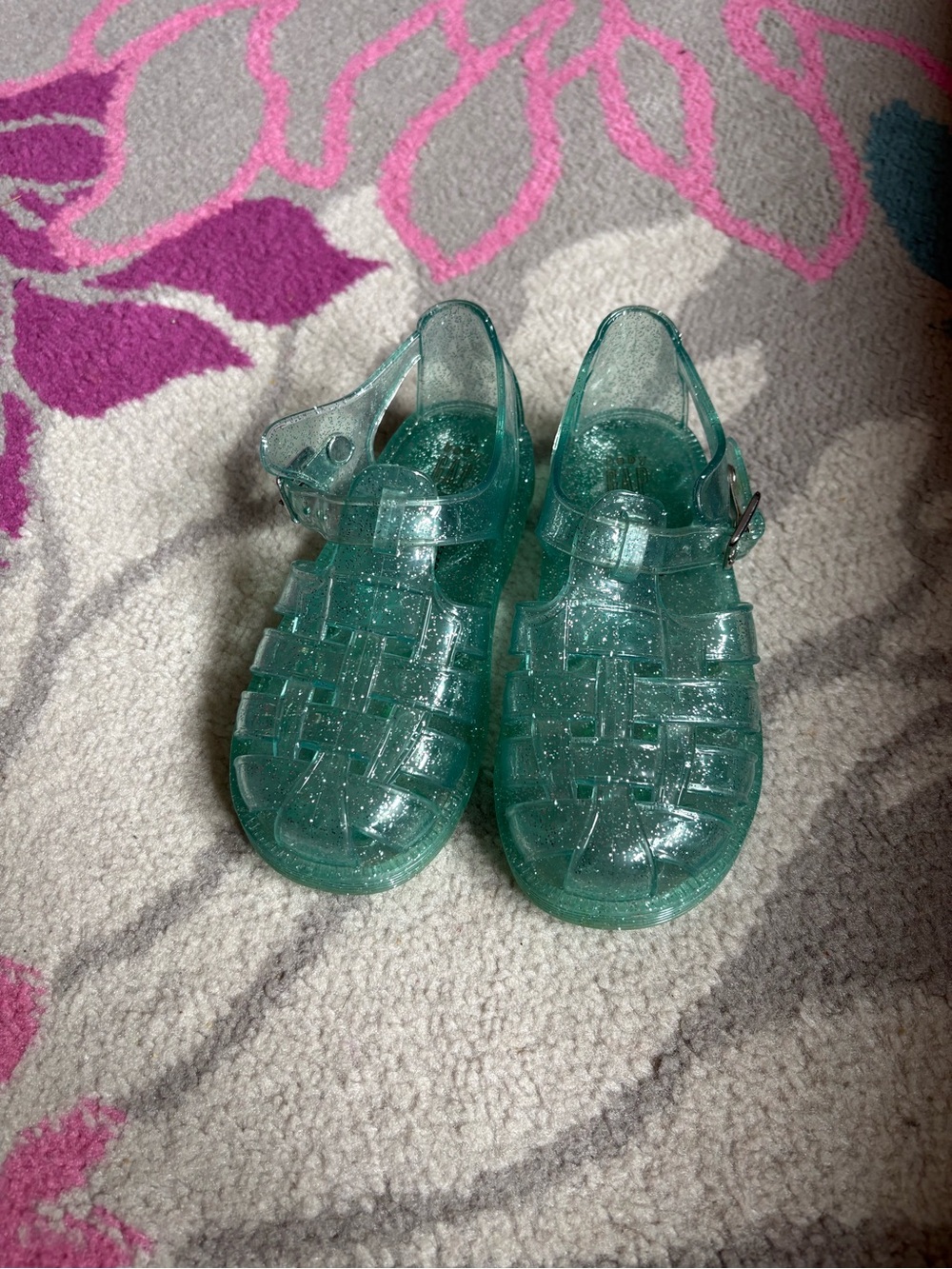 Baby Gap Clear Teal Jelly Shoe Sandal